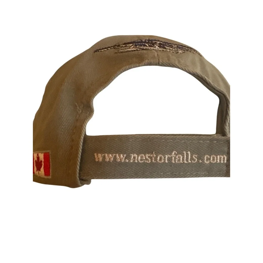 Nestor Falls Fly-In Outposts‎ Adjustable  Cap Embroidered Seaplane Canadian Flag